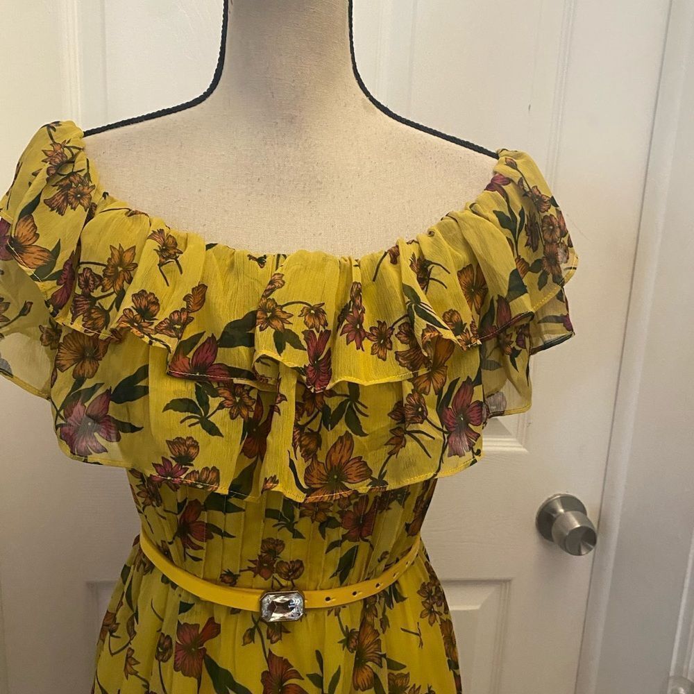 Scripted floral dress, M - Picture 2 of 8
